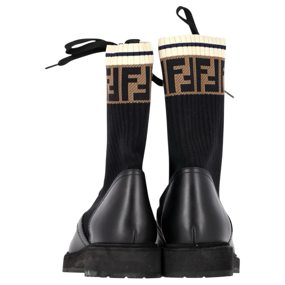 Fendi Women's Rockoko Combat Boots - Picture 3 of 11